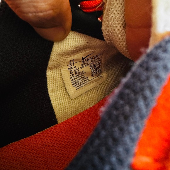 Nike Air Force 1 Shadow Rush Orange Sneakers Men US 9.5 - Picture 7 of 8